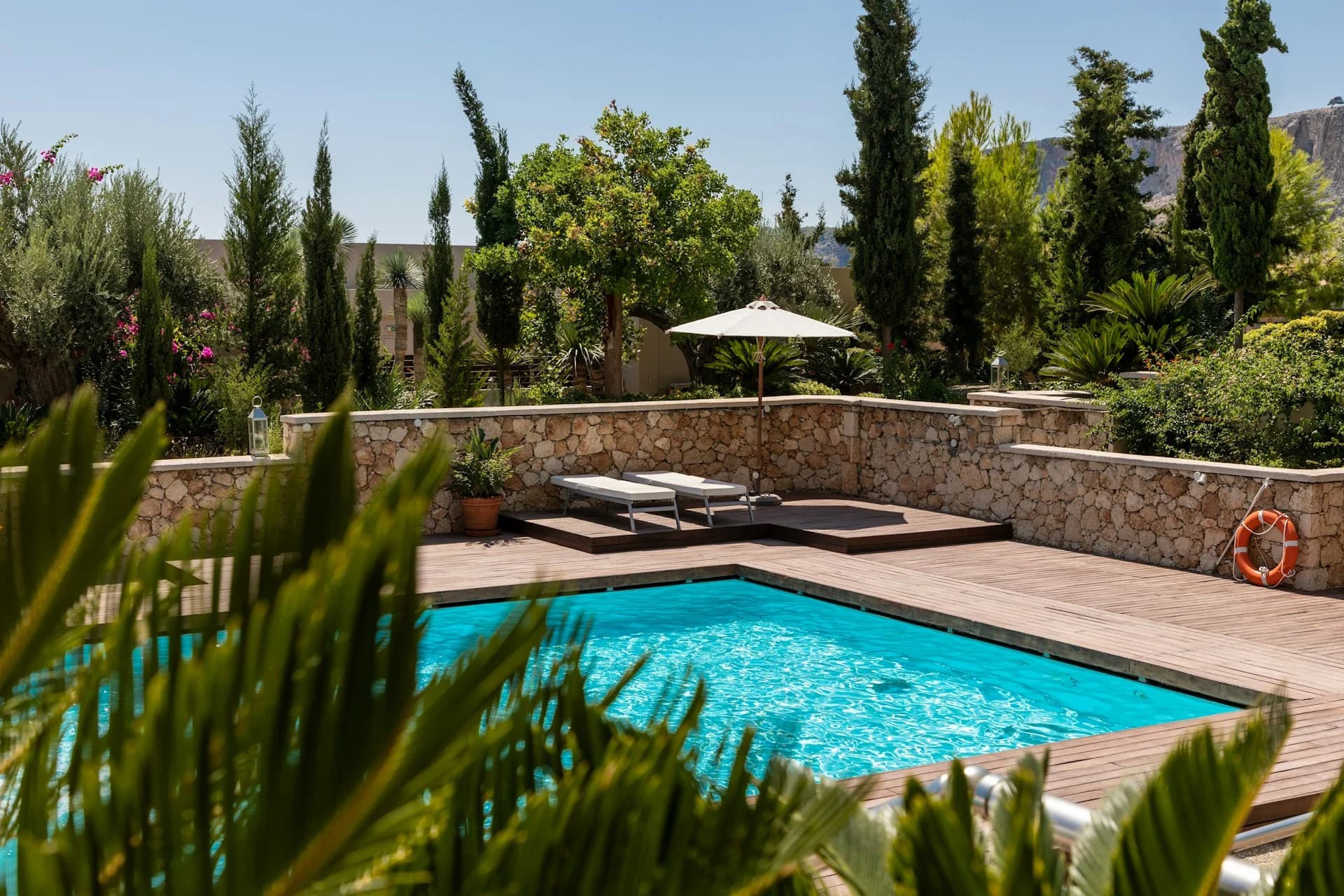 Luxury pool background